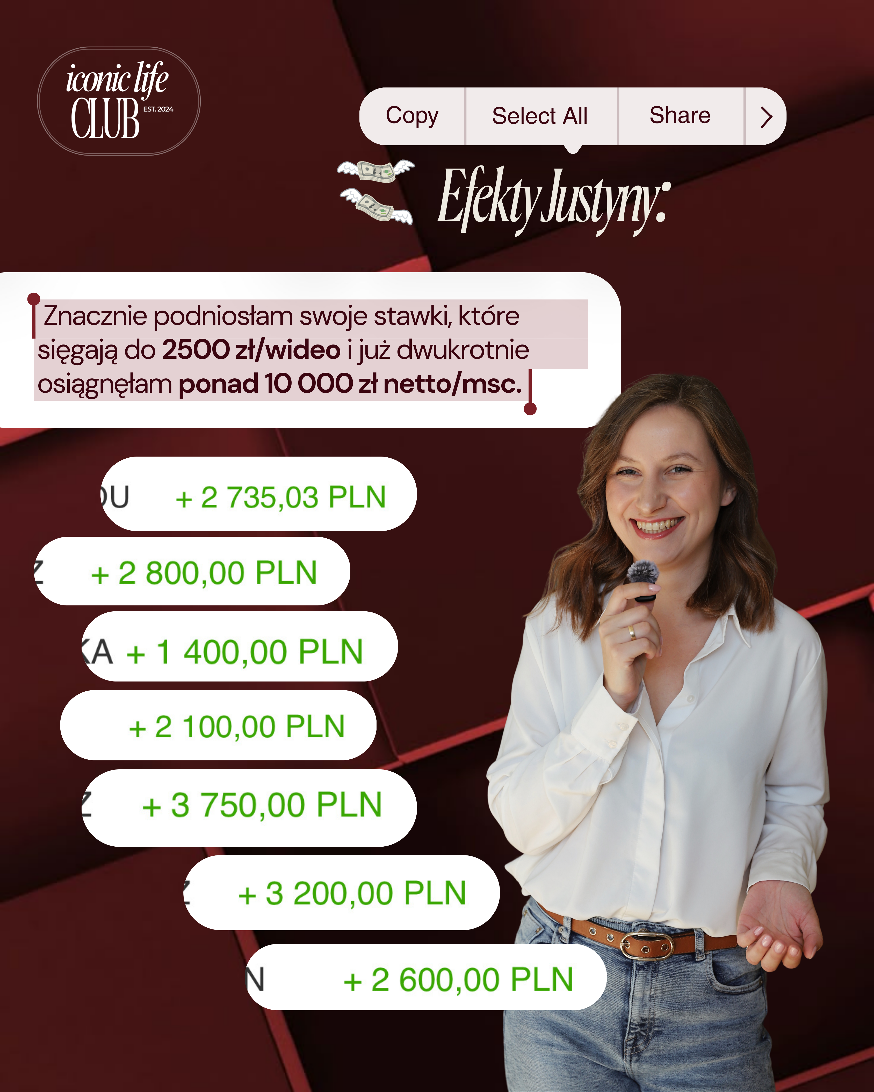 Justyna - efekty 10000 miesiac